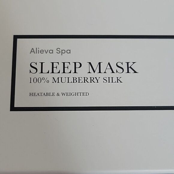 ALIEVA SPA Heated and Weighted Sleep Mask NWOT - Picture 3 of 4